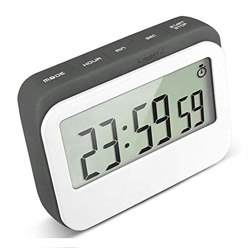 VPAL Digital Kitchen Timer 12/24 Hours Alarm Clock with Magnetic Back and Retractable Stand, Large LCD Display - Image 1