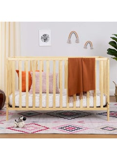Davinci Union 4-in-1 Convertible Crib in Natural, Greenguard Gold Certified, 1 Count (Pack of 1) 