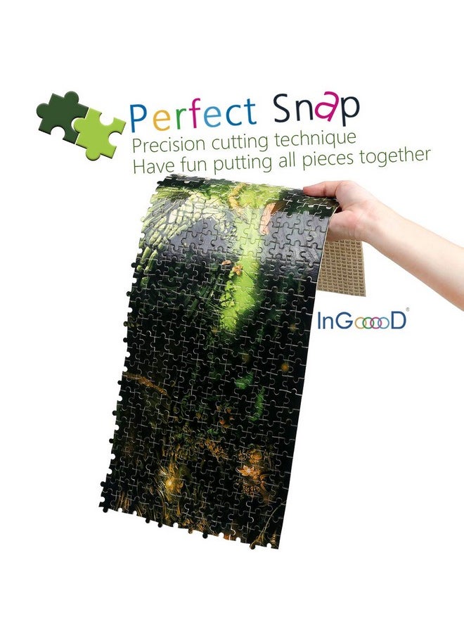 Ingooood Ingooood- Jigsaw Puzzle 1000 Pieces- Fantasy Series- Anime Dragon_ IG-0443 Entertainment Wooden Puzzles Toys  - Image 5