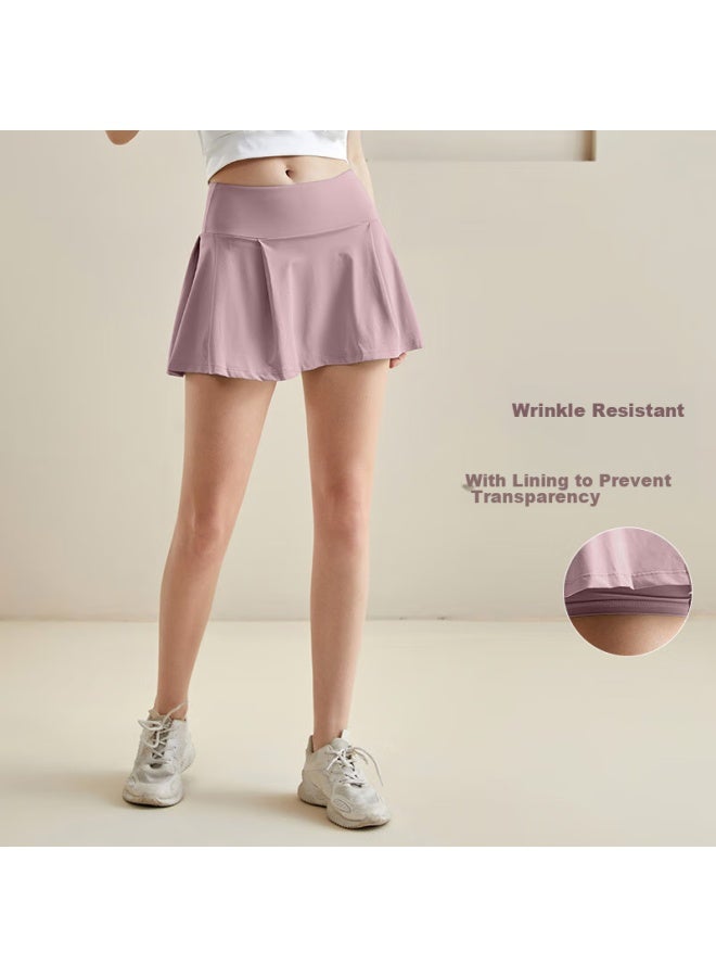 Fandimu Sports Skort For Women, Breathable, Anti-exposure, Fake Two-piece, With Lining, Outdoor Badminton Tennis Skort - Image 5
