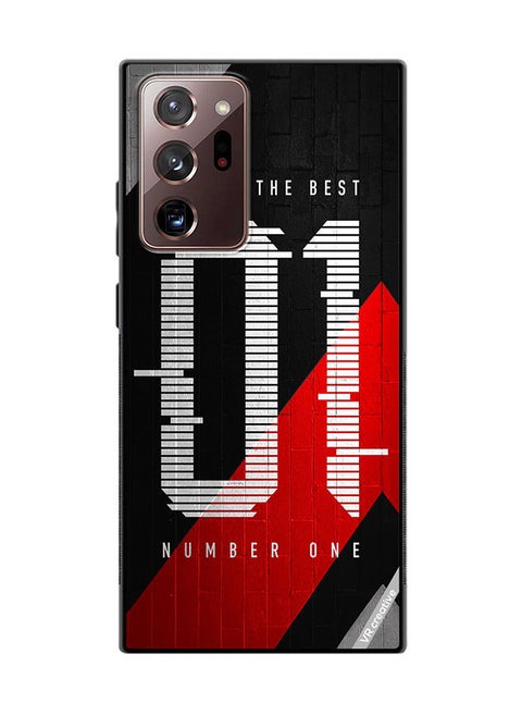 Protective Case Cover For Samsung Galaxy Note20 Ultra 5G Number One Design Multicolour
