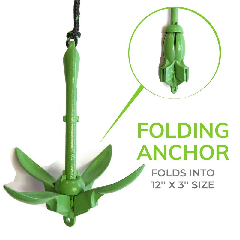 Gradient Fitness Kayak Anchor Kit | Paddle Board Accessories, Small Boat, SUP Jet Ski Accessories and Canoe Anchors, Jetski Accessory, PWC Anchor - Image 4
