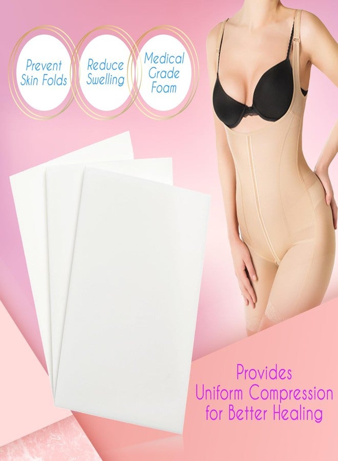 IMPRESA Extra Thick Post-Surgery Foam Boards - Pack of 6, White, 0.5 in Thick - Tailored Liposuction Foam Support - Recovery Aid for Tummy Tuck & C Section - Image 3