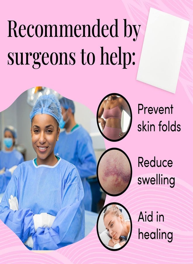 IMPRESA Extra Thick Post-Surgery Foam Boards - Pack of 6, White, 0.5 in Thick - Tailored Liposuction Foam Support - Recovery Aid for Tummy Tuck & C Section - Image 4