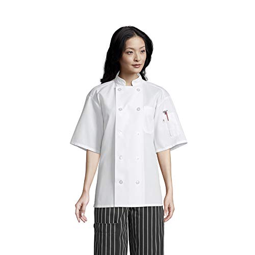 Uncommon Threads womens Tahoe Women's Fit Chef Coat Shirt, White, X-Large US - Image 4