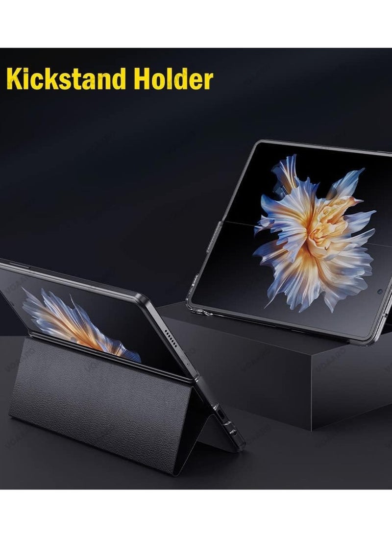 General - Compatible with Honor Magic V2 Case Wake Up Sleeping Flip Cover for Magic V2 Filp Case Smart Touch View Window with Kickstand - Image 1
