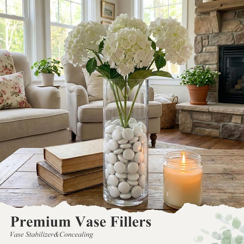 DOMESTAR small marbles marbles for vases glass rocks clear beads for vases - Image 3