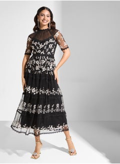 Embellished Mesh Detailed Dress - pzsku/Z3EE55D4325152C7A68C6Z/45/_/1728305585/7f7df4aa-3f21-4915-8d82-98766a01bf54