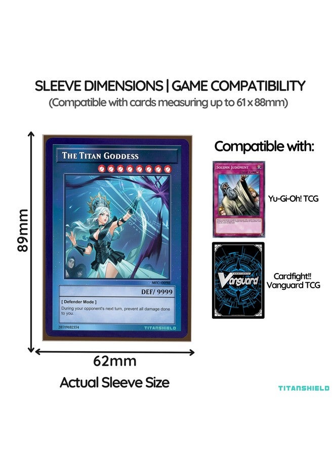 TitanShield (150 Sleeve/Earth Brown) Small Japanese Sized Trading Card Sleeves Deck Protector for Yu-Gi-Oh, Cardfight!! Vanguard & More - Image 4