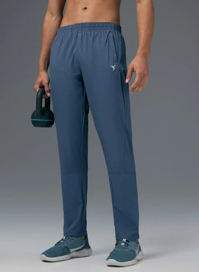 Technosport Men Solid Slim Fit Sports Track Pants
