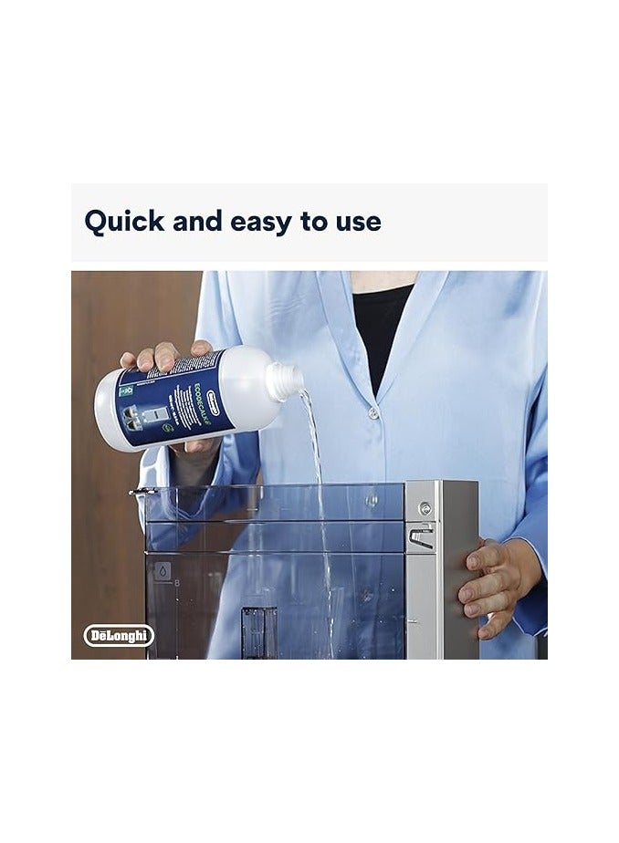 De'Longhi EcoDecalk Descaler, Eco-Friendly Universal Descaling Solution for Coffee & Espresso Machines, Clear,DLSC500 - Image 3