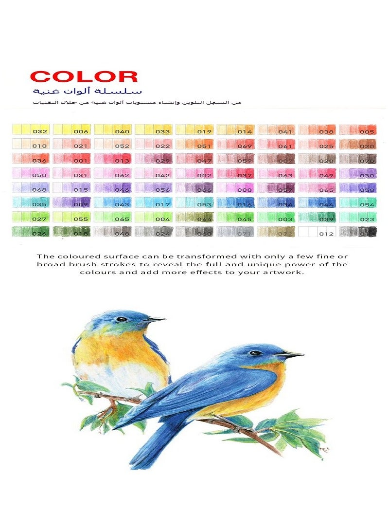 Generic Deluxe Sketch Pencil Set with 18 Colored Pencils, Sharpener, Eraser & Coloring Book, Ideal for Artists, Beginners & Kids in Premium Cardboard Box - Image 5
