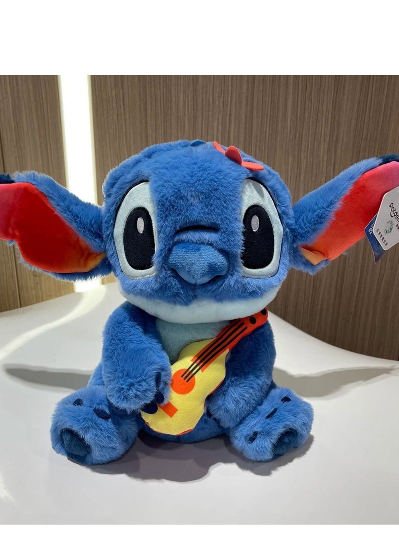 Stitch with Guitar Soft Plushie (35 cm)  - Image 1