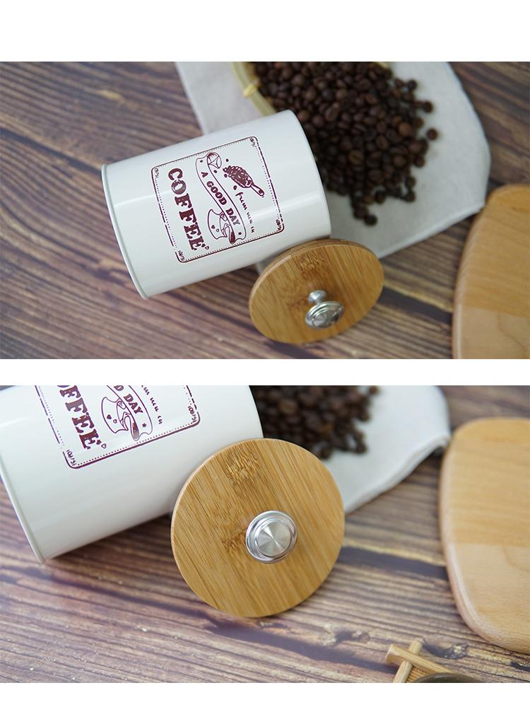 Y&D Eco-friendly Storage Creative Sealed Moisture-proof Bamboo Lid Storage Tank 3-piece Set  - Image 4
