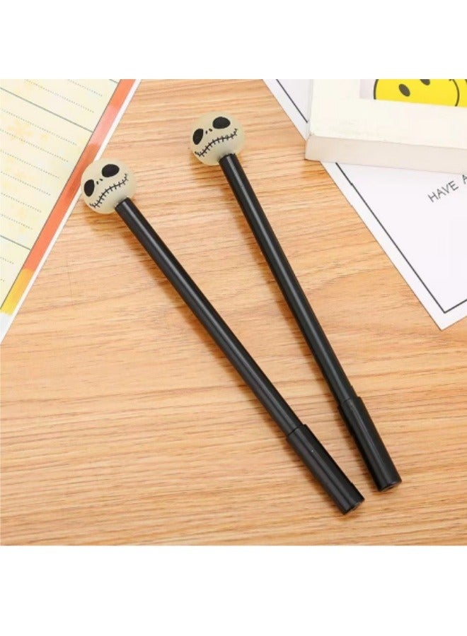 4 Pack Creative Silicone Head Cartoon Gel Pen Cute Expression Student Office Signature Pen - Image 3