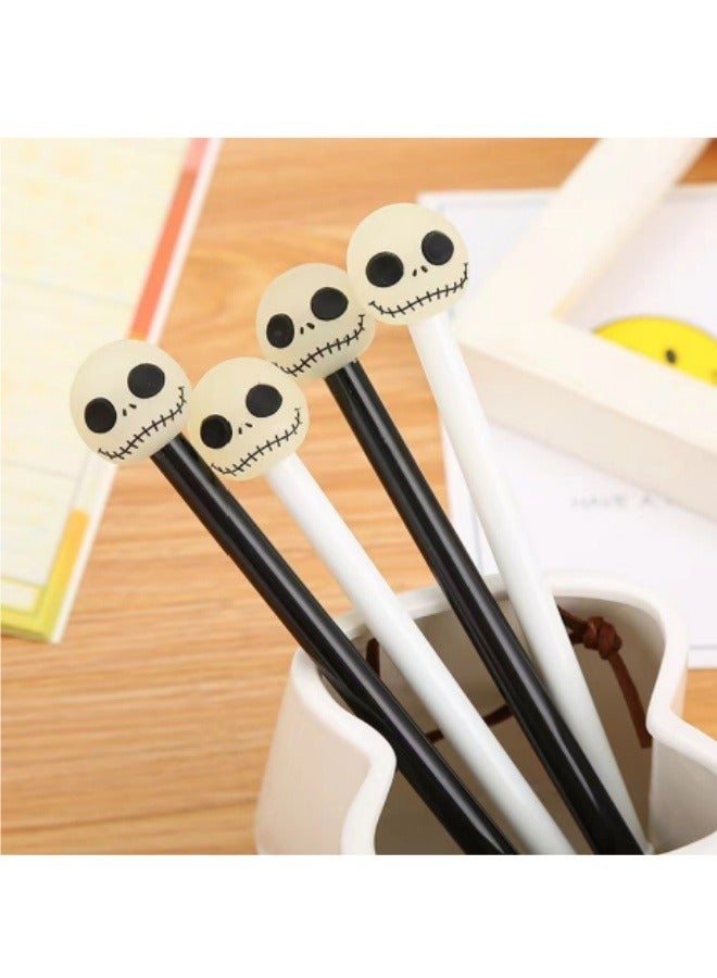 4 Pack Creative Silicone Head Cartoon Gel Pen Cute Expression Student Office Signature Pen - Image 2