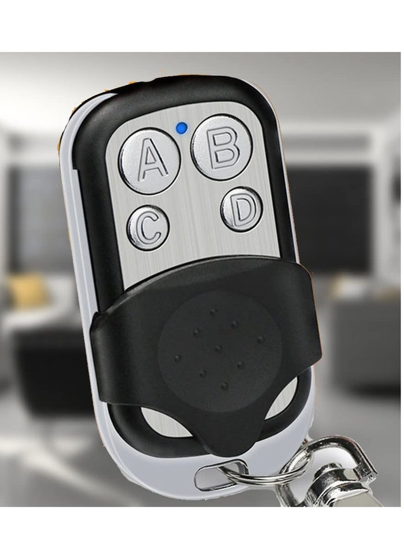 KASTWAVE - 433.92Mhz Universal Wireless Copy Remote Control Keychain, RF Transmitter for Clone Car Garage Gate Door Opener, 3pcs with Slide Cover - Image 1