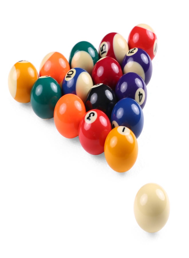 25MM / 32MM / 38MM Children Billiards Table Balls Set Resin Small Pool Cue Balls Full Set - Image 1