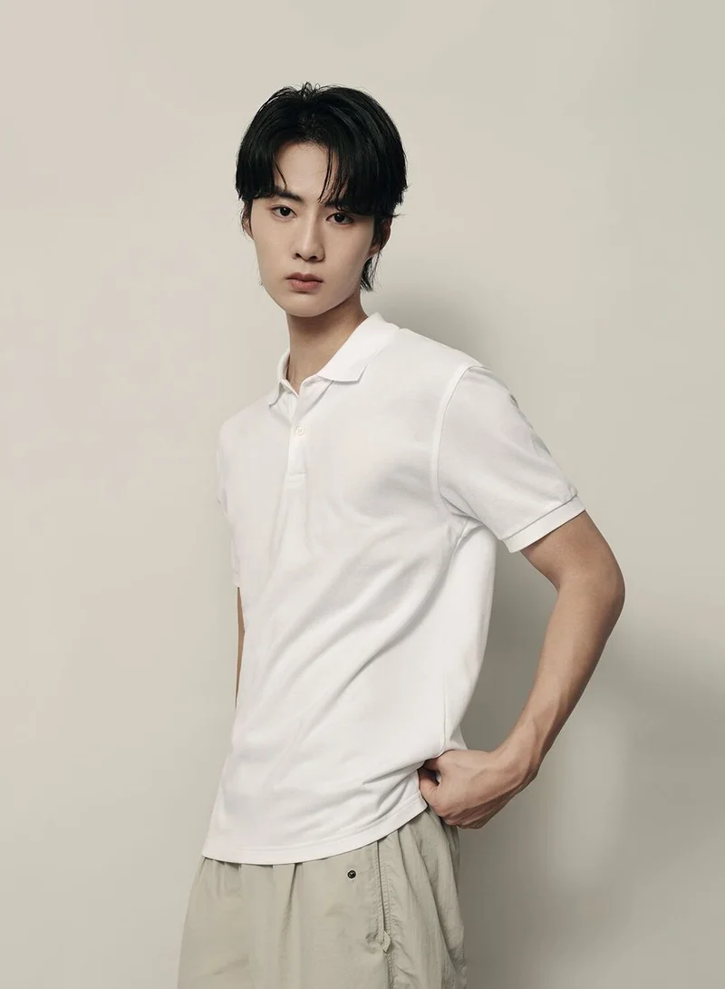 Men's Polo Shirt: Cotton Pique, Short Sleeve | Korea Collection