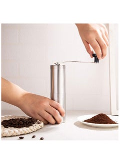 ESSENTIALS 360 V60 Pour Over Coffee Maker Set - Portable Coffee Kit 9Pcs with V60 Kettle, Digital Scale, Double Walled Mug, Glass Server, Manual Grinder, Glass Dipper, 100 Paper Filters & Coffee Scoop  - Image 4