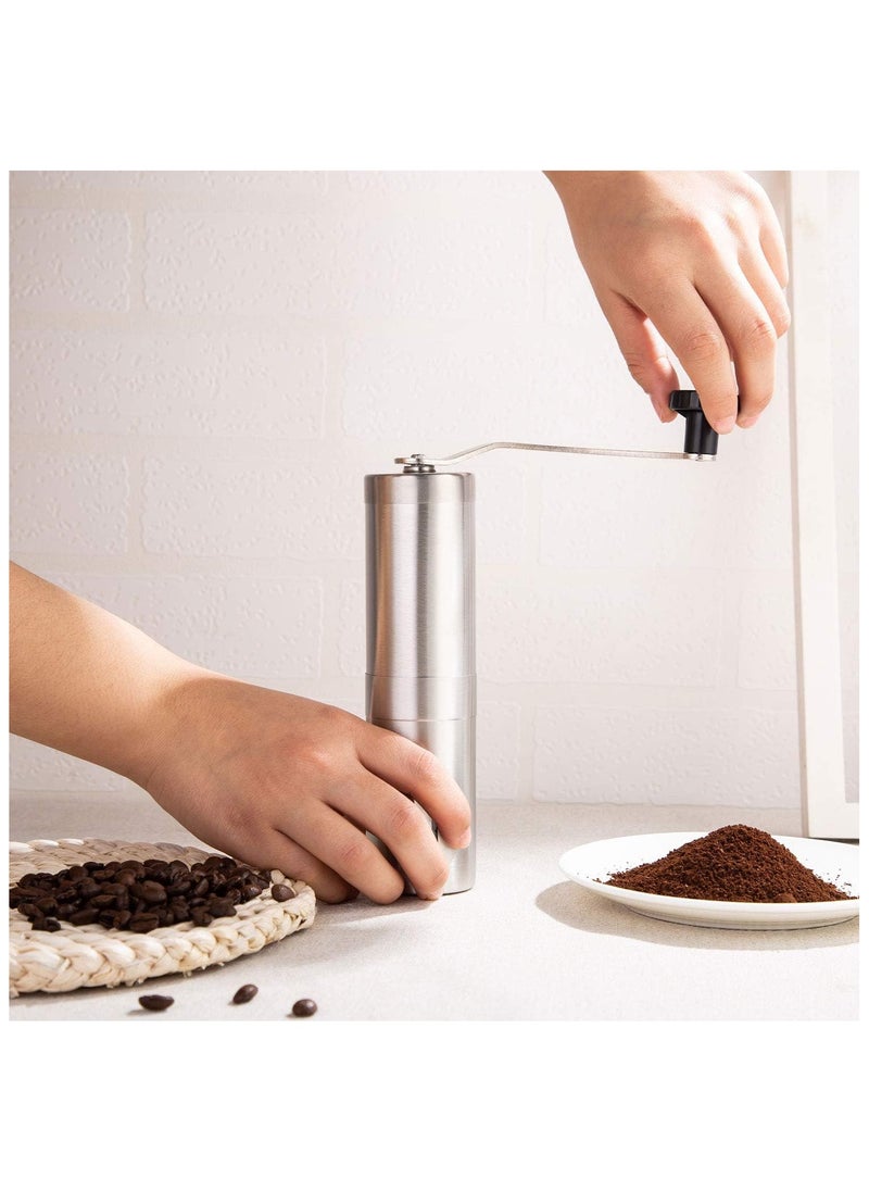 ESSENTIALS 360 - V60 Pour Over Coffee Maker Set - Portable Coffee Kit 9Pcs with V60 Kettle, Digital Scale, Double Walled Mug, Glass Server, Manual Grinder, Glass Dipper, 100 Paper Filters & Coffee Scoop - Image 1