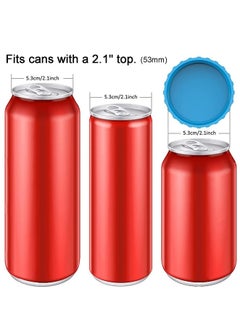 FASHION MANIA 6Pcs Silicone Can Lids, Leak-proof Water-proof Soda Bottle Caps, Beverage Dust-Proof And Leak-Proof Sealing Caps, Reusable Can Sealing Caps, For Soda, Cans  - Image 4