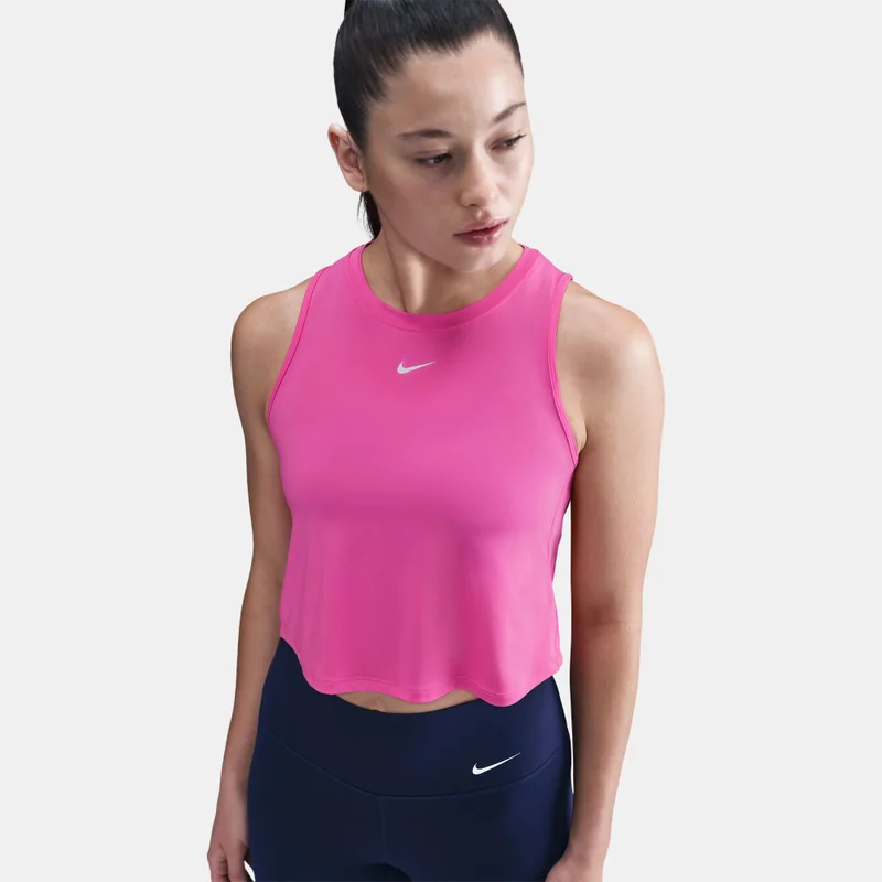 Nike Pink Women's One Classic Dri-FIT Crop Top for Women | Best Price UAE