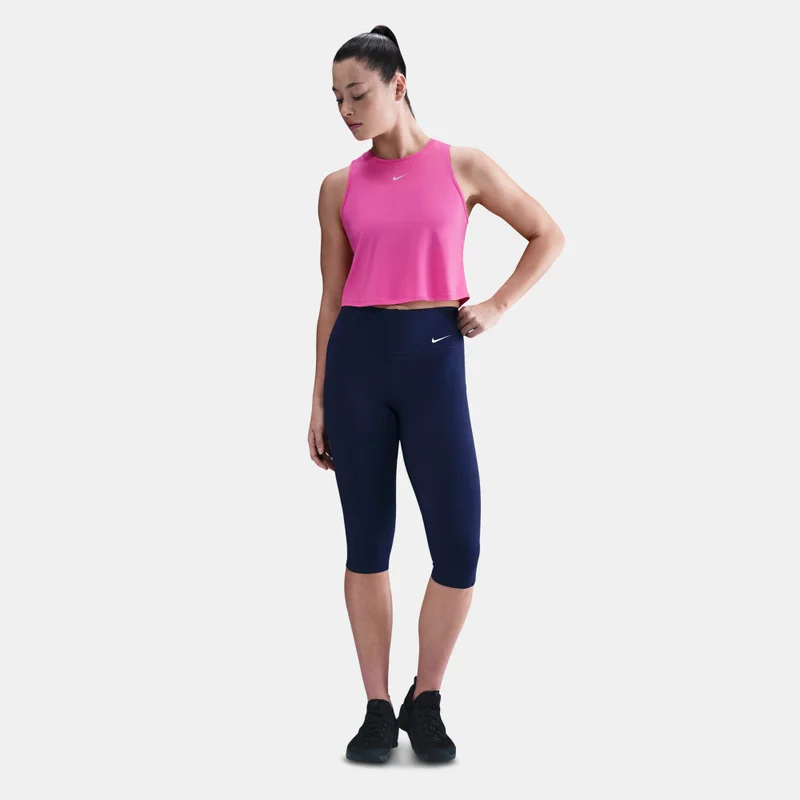 Nike Pink Women's One Classic Dri-FIT Crop Top for Women | Best Price UAE