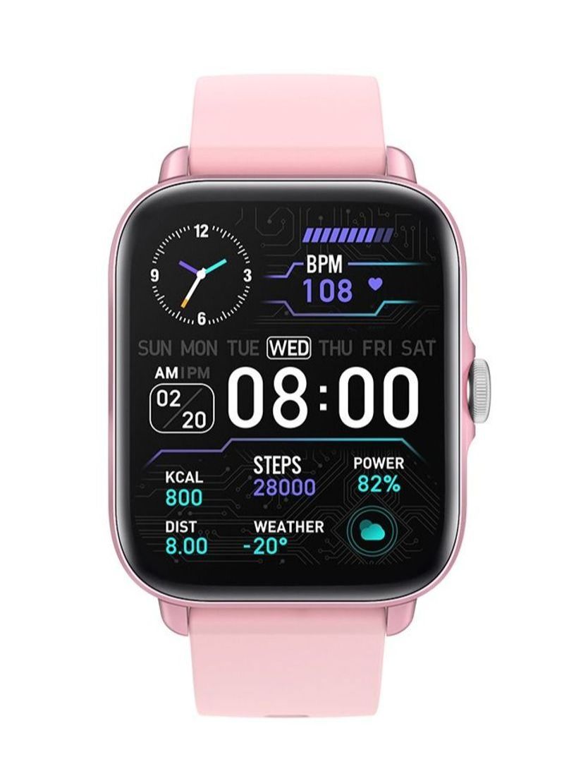 NIBEMINENT Bluetooth Calling Smartwatch for Android IOS Pink - Image 1