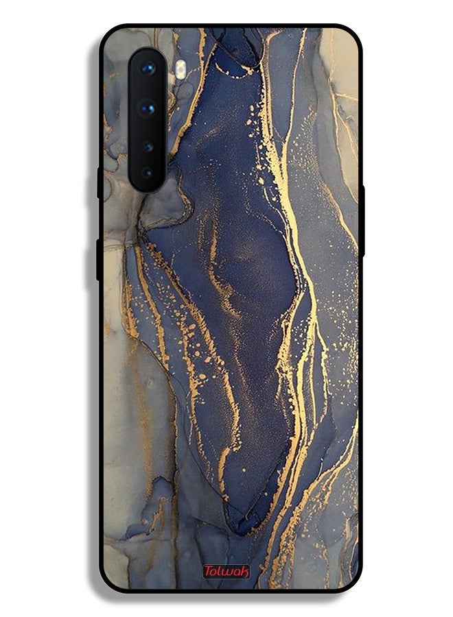 Tolwak غطاء حماية OnePlus Nord بنمط رخام لامع - Image 2