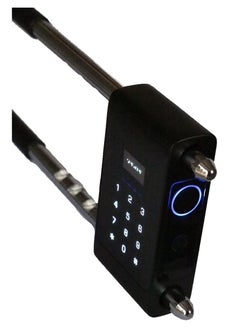 Generic Liwal Smart, Digital, Electronic Portable OLED Screen Anti-Theft U Shape Waterproof Biometric Fingerprint Password RFID Card Mechanical Key App Bluetooth Door Lock, Bike Lock, Shop Lock  - Image 2