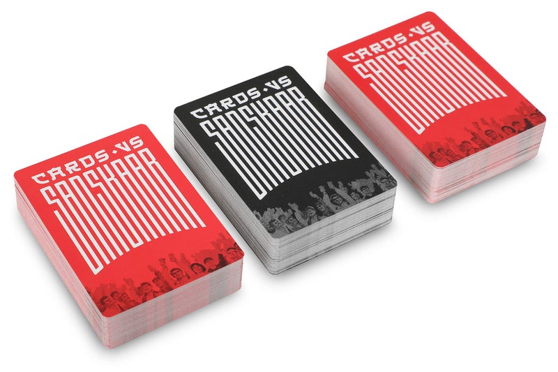 Cards vs Sanskaar - A Fun Party Card Game - Indian Version,Adult - Image 4
