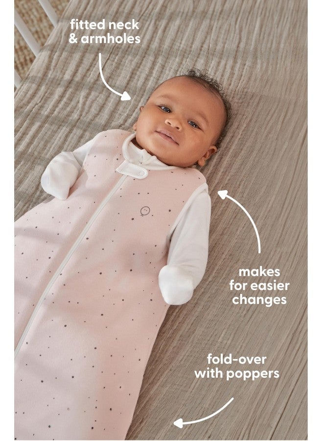 MORI Baby Unisex Zip Up Front Sleep Sack 1.5 TOG in Stardust - Sleeping Bag for Toddler Boys and Girls - 0-6 Months - Image 2