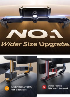 Lisen LISEN Car Tablet Holder: Sturdy, Versatile, and Easy Installation  - Image 5