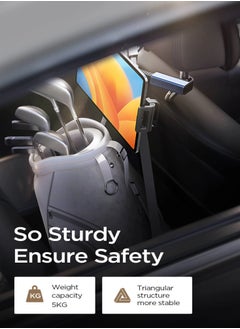 Lisen LISEN Car Tablet Holder: Sturdy, Versatile, and Easy Installation  - Image 2