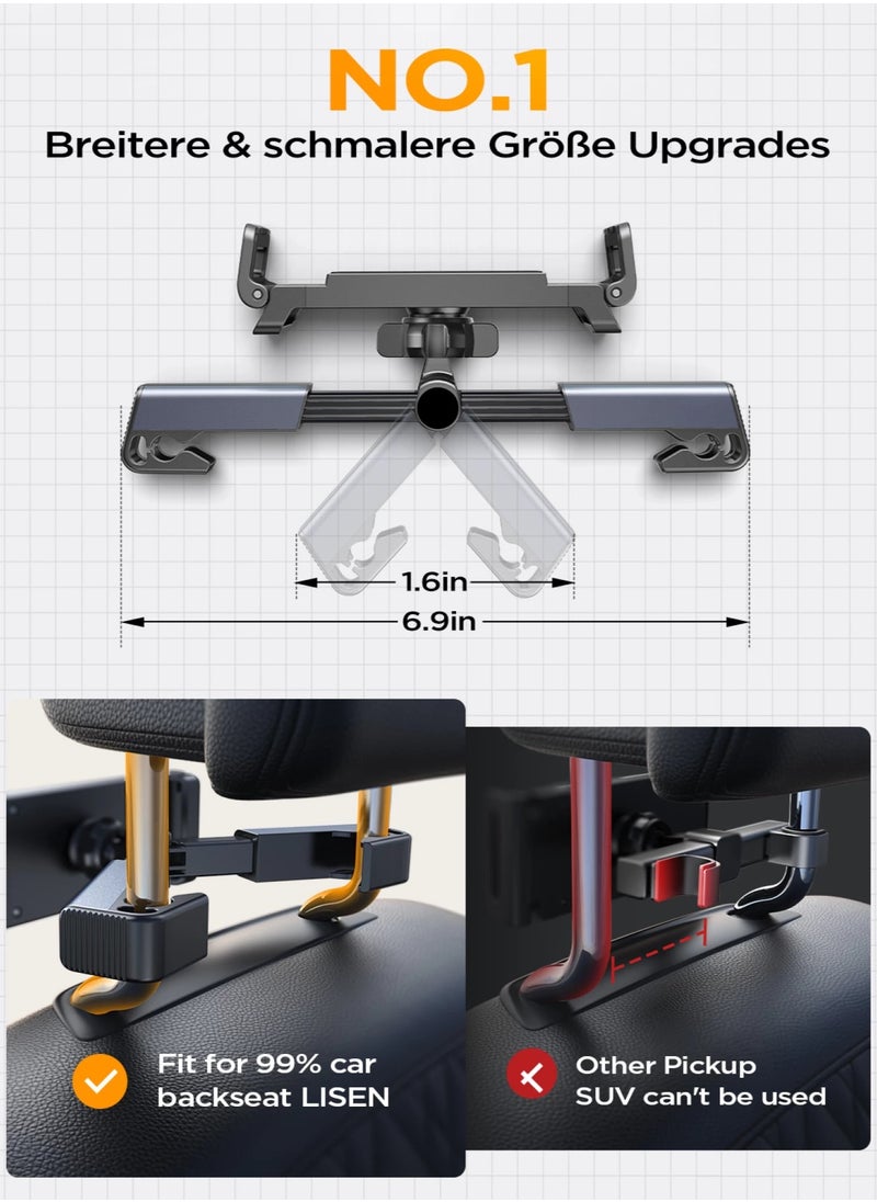 Lisen - LISEN Car Tablet Holder: Sturdy, Versatile, and Easy Installation - Image 1