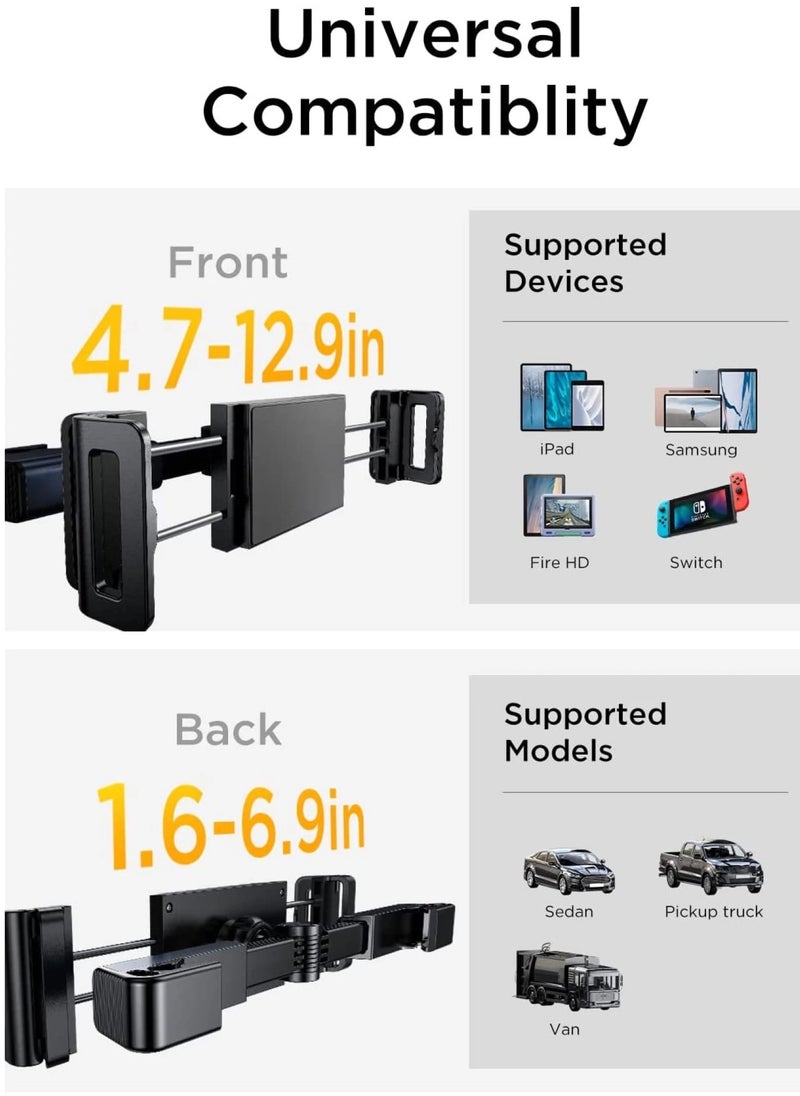 Lisen - LISEN Car Tablet Holder: Sturdy, Versatile, and Easy Installation - Image 1