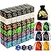 PUGED 82 Pack Magic The Gathering Counter Dice Set 72 Pcs D6 MTG Dice Life Counters Tokens for Magic Card Game Accessories with 3 Pcs Rolling Dice 7 Pcs Drawstring Bags - Image 2
