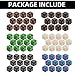 PUGED 82 Pack Magic The Gathering Counter Dice Set 72 Pcs D6 MTG Dice Life Counters Tokens for Magic Card Game Accessories with 3 Pcs Rolling Dice 7 Pcs Drawstring Bags - Image 4