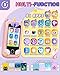 UCIDCI Unicorn Kids Smart Phone Toys for Girls Ages 37 with Dual Camera Toddler Phone with Learning Games Travel Toys with MP3 Music Player for Christmas Birthday Gifts for 3 4 5 6 7 Year Old - Image 3