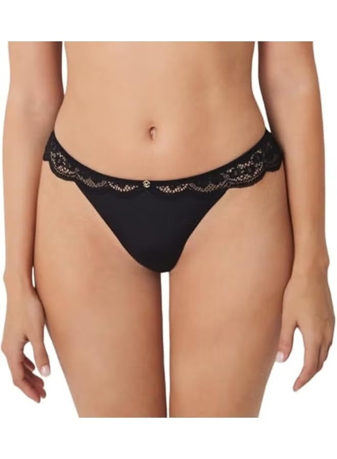 Hanady Women's thin microfiber panties with soft lace details – lightweight design with comfortable stitching – suitable for everyday wear and all occasions - Image 3