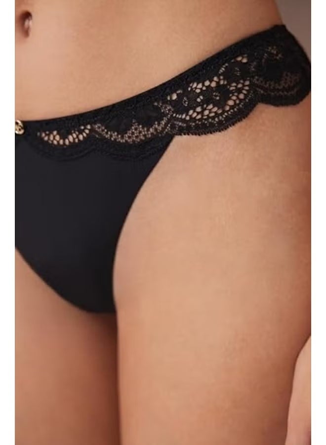 Hanady Women's thin microfiber panties with soft lace details – lightweight design with comfortable stitching – suitable for everyday wear and all occasions - Image 5