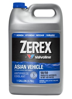 Valvoline Zerex Asian Vehicles Coolant Blue 3.78Ltr (Honda,Hyundai,Nissan,Subaru) 