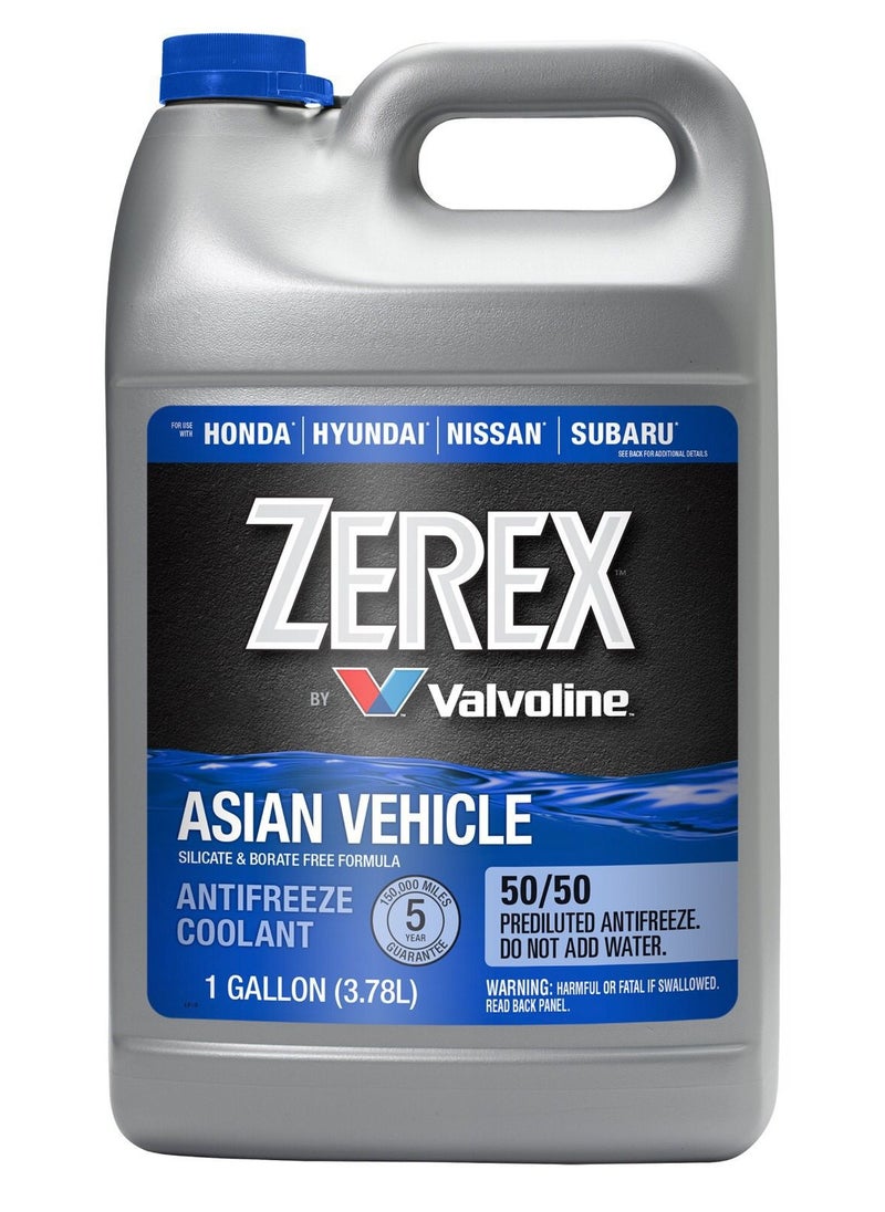 Valvoline - Zerex Asian Vehicles Coolant Blue 3.78Ltr (Honda,Hyundai,Nissan,Subaru) - Image 1