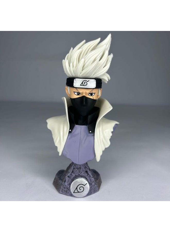 HALAMODO Naruto Kakashi Hatake Bust, Trendy Anime Memorial Figure Model, Decoration Gift - Image 1