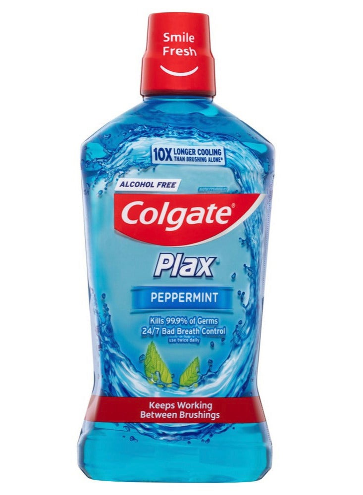 Colgate Plax Peppermint Mouthwash 500ml - Image 1