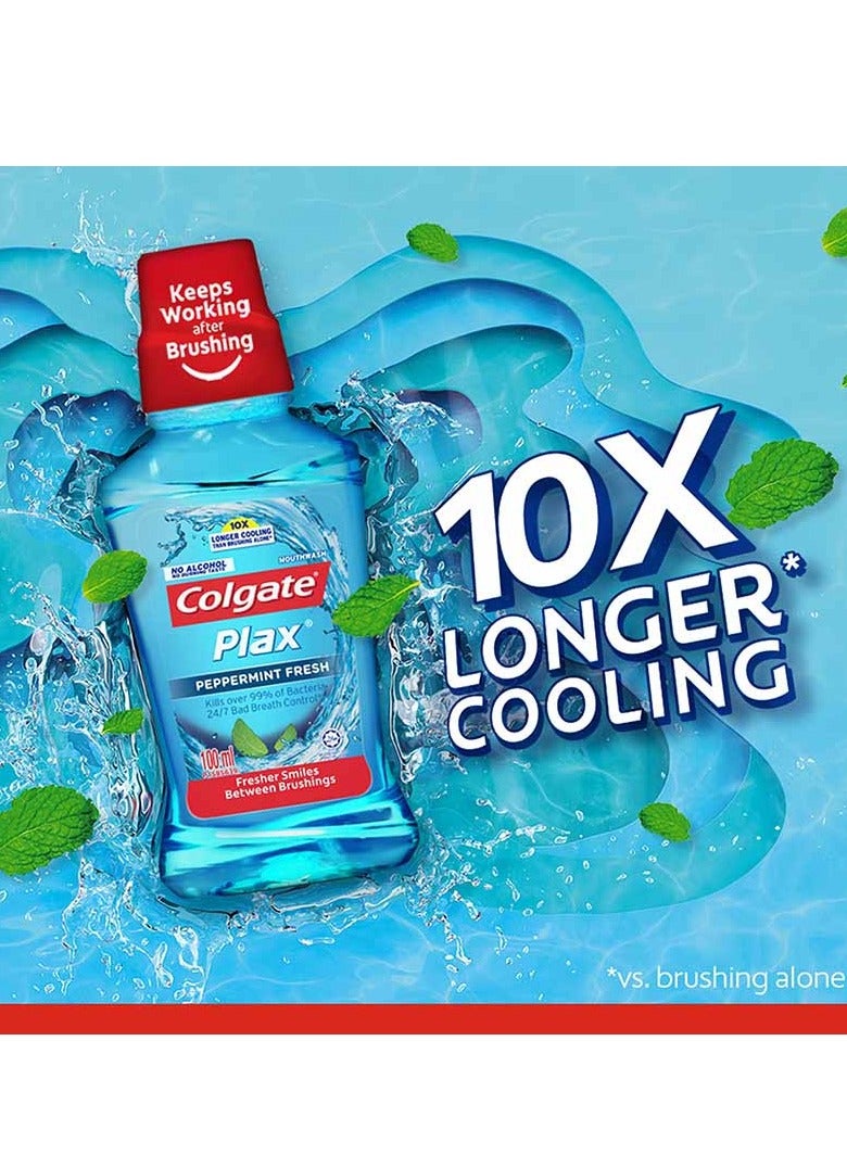 Colgate Plax Peppermint Mouthwash 500ml - Image 2