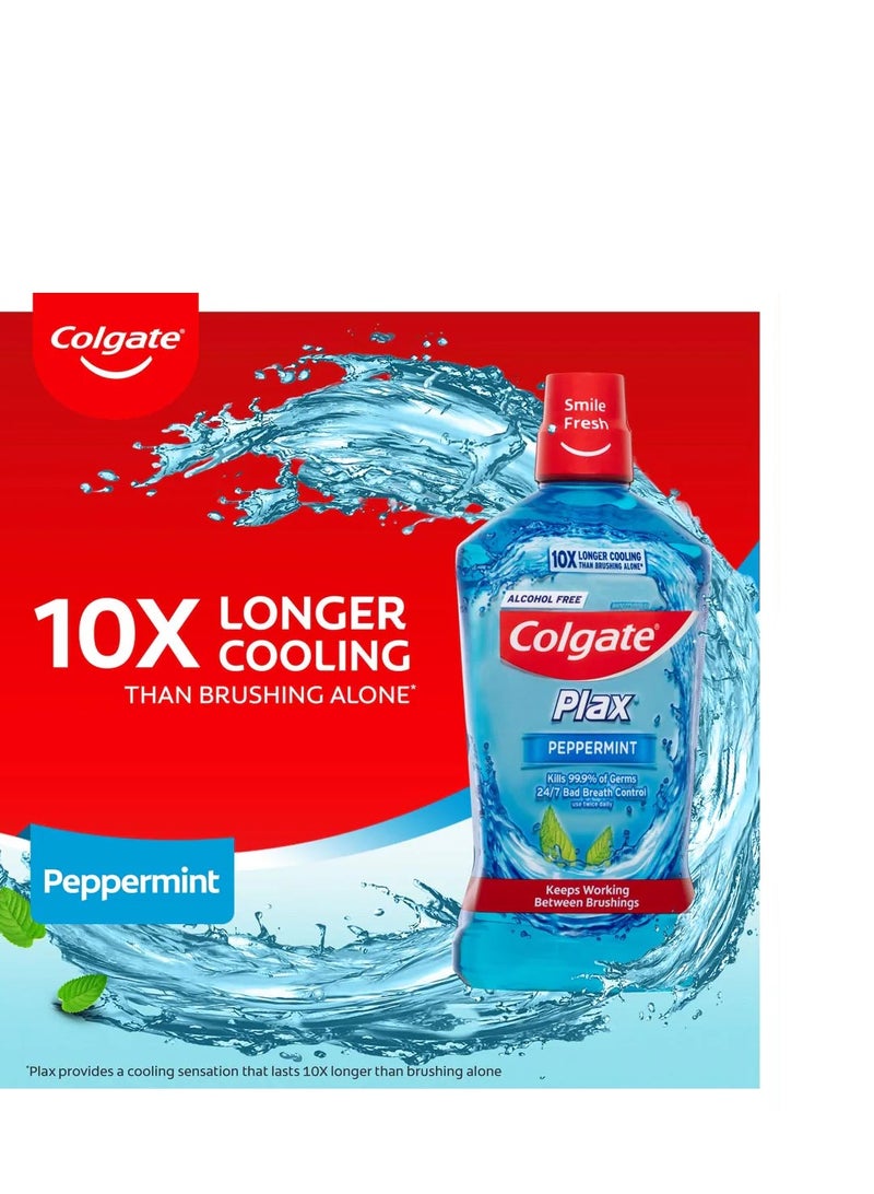 Colgate Plax Peppermint Mouthwash 500ml - Image 3