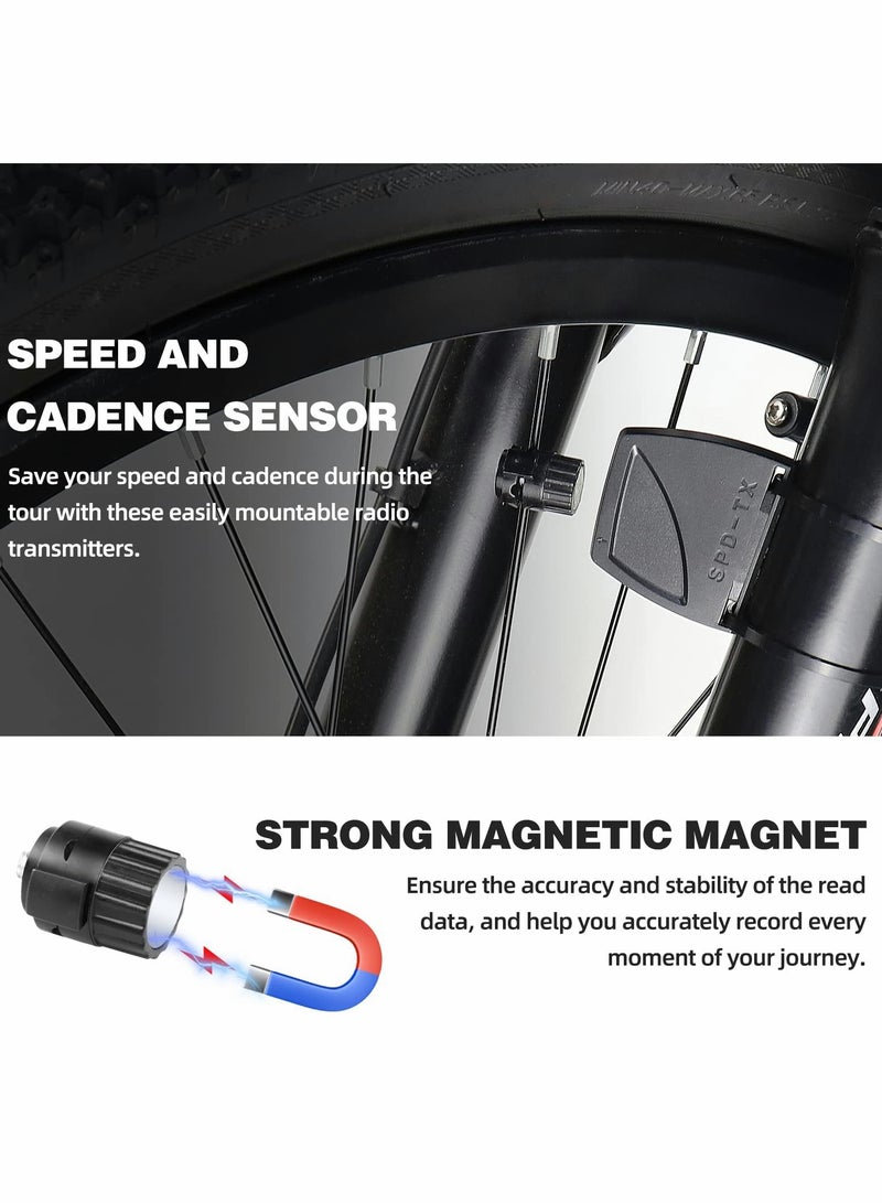 Bike Computer Wireless Cycle Odometer With LCD Display Cycling Computers Bicycle Computer Speedometer