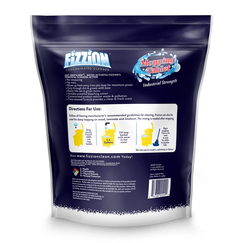 Fizzion Industrial Strength Drop and Mop (45 Tablets) - Image 2